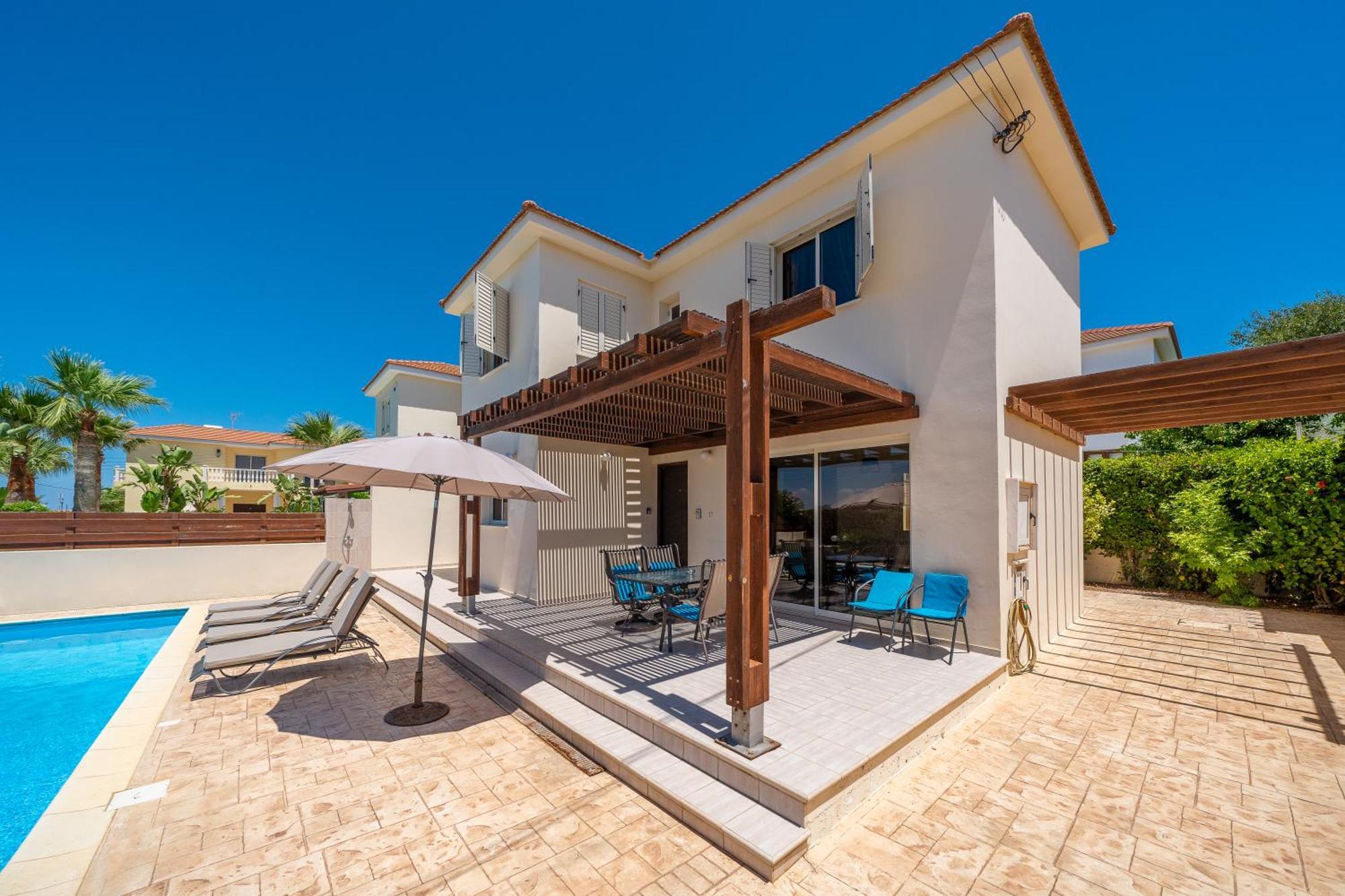פרוטאראס Atlantica 4 Bedroom Villa Near The Beach מראה חיצוני תמונה