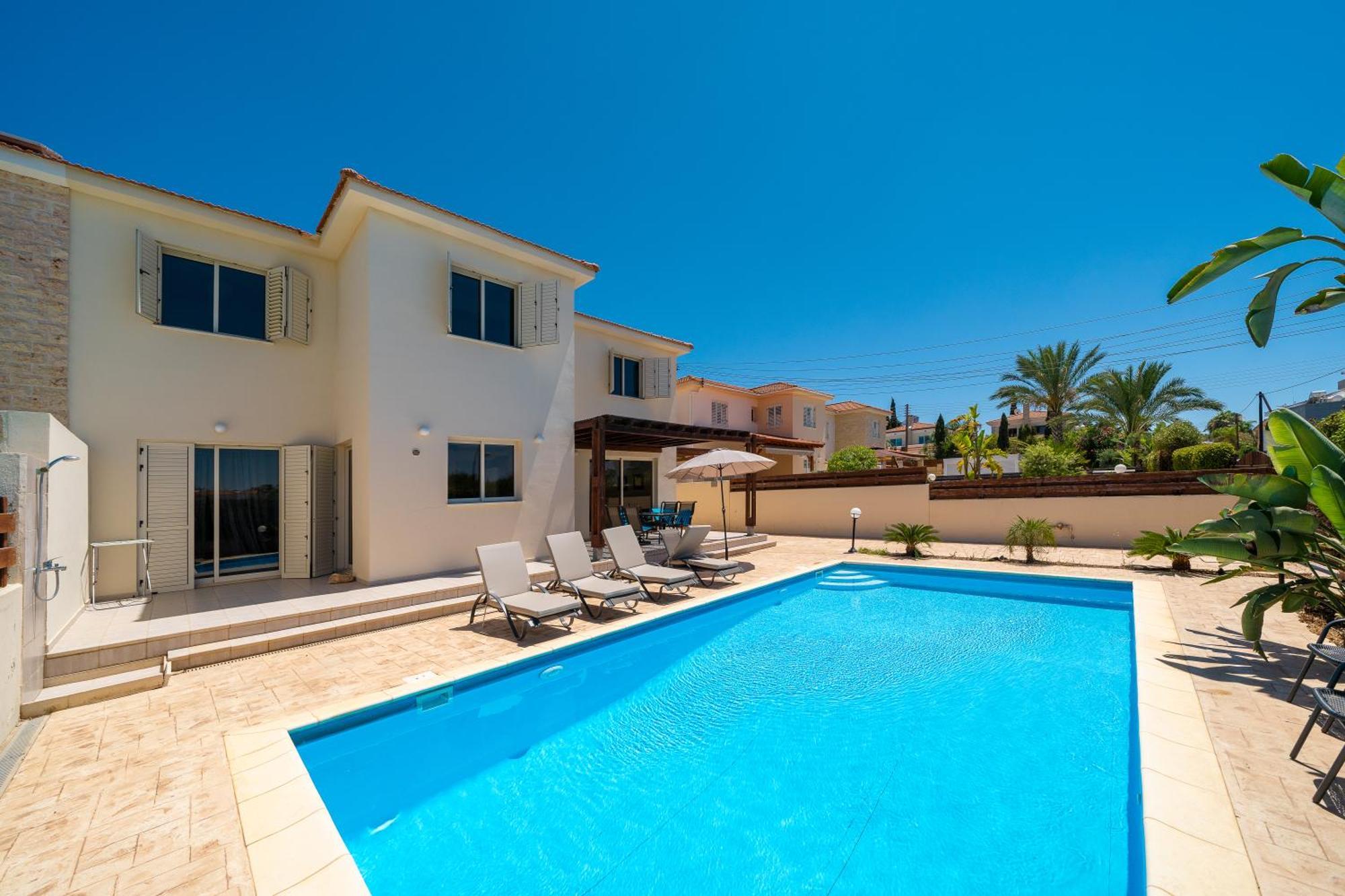 פרוטאראס Atlantica 4 Bedroom Villa Near The Beach מראה חיצוני תמונה